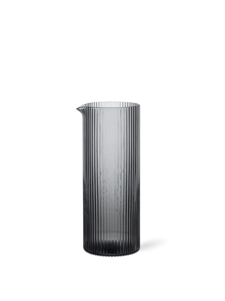 Ripple Milk Jug - Smoked Grey Ferm Living - SE