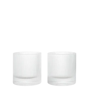 Ripple Tumbler Glasses - Set 2 - Clear Ferm Living - SE
