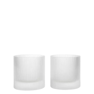Ripple Tumbler Glasses - Set 2 - Frosted Ferm Living - SE