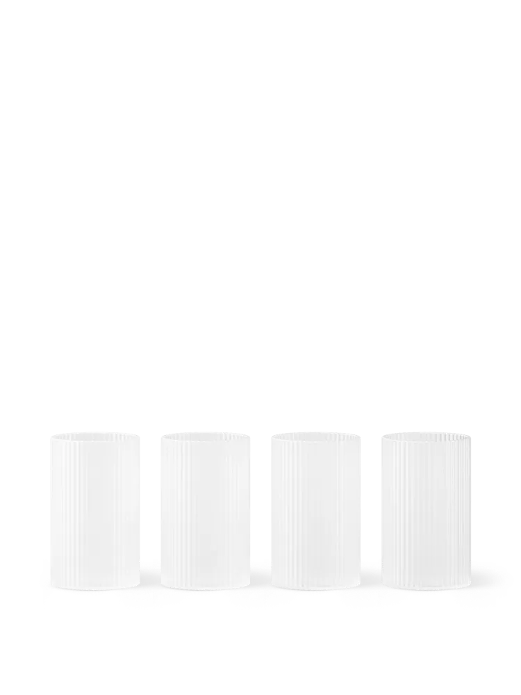 Ripple Verrines - Set 4 - Frosted Ferm Living - SE