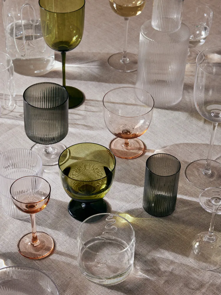 Ripple Verrines - Set 4 - Smoked Grey Ferm Living - SE