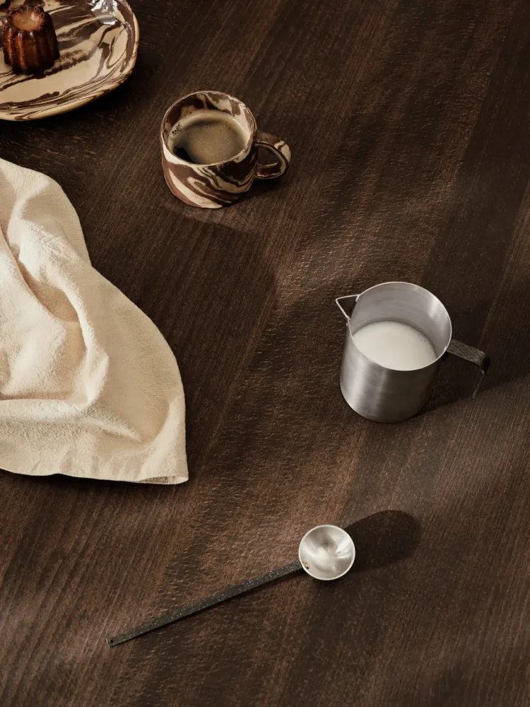 Ryu Mug - Low - Sand/Brown Ferm Living - SE