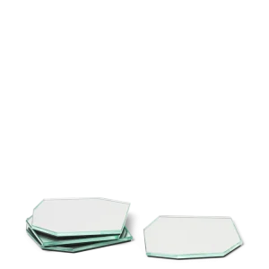 Shard Coasters - Set 4 - Mirror Ferm Living - SE
