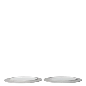 Sonae Dessert Plates - Ø22 - Set 2 - Grey/White Ferm Living - SE