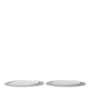 Sonae Side Plates - Ø25 - Set 2 - Grey/White Ferm Living - SE