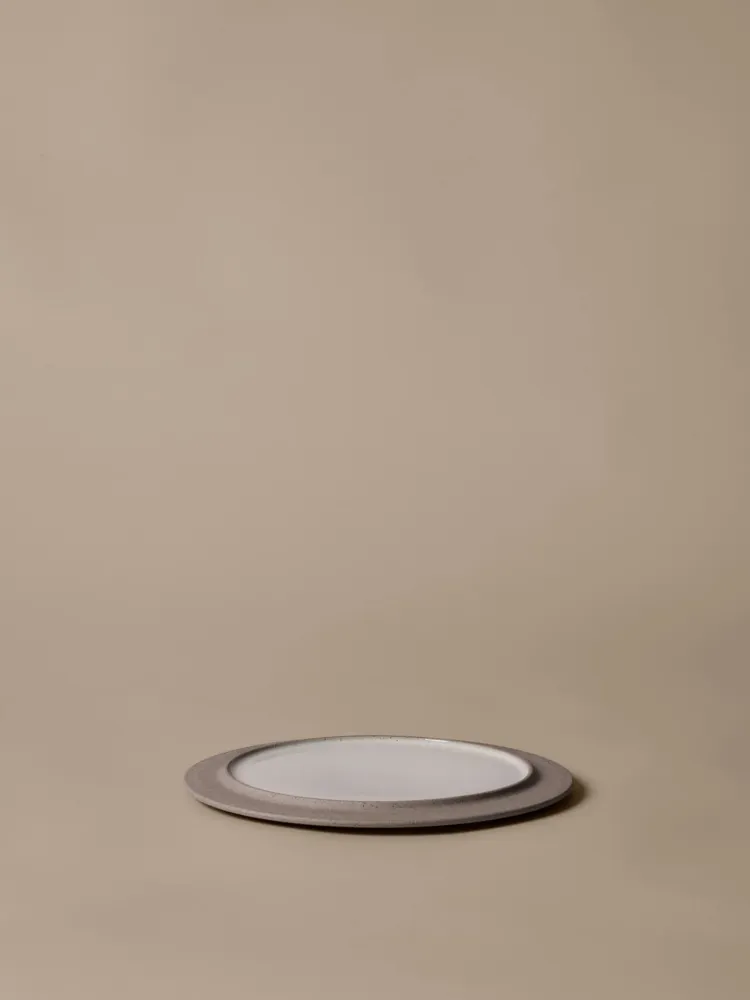 Sonae Side Plates - Ø25 - Set 2 - Grey/White Ferm Living - SE