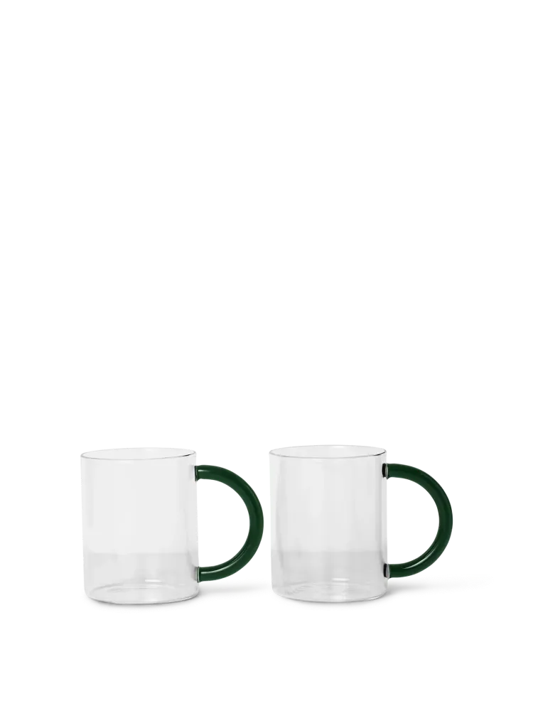 Still Mugs - Set 2 - Clear Ferm Living - SE
