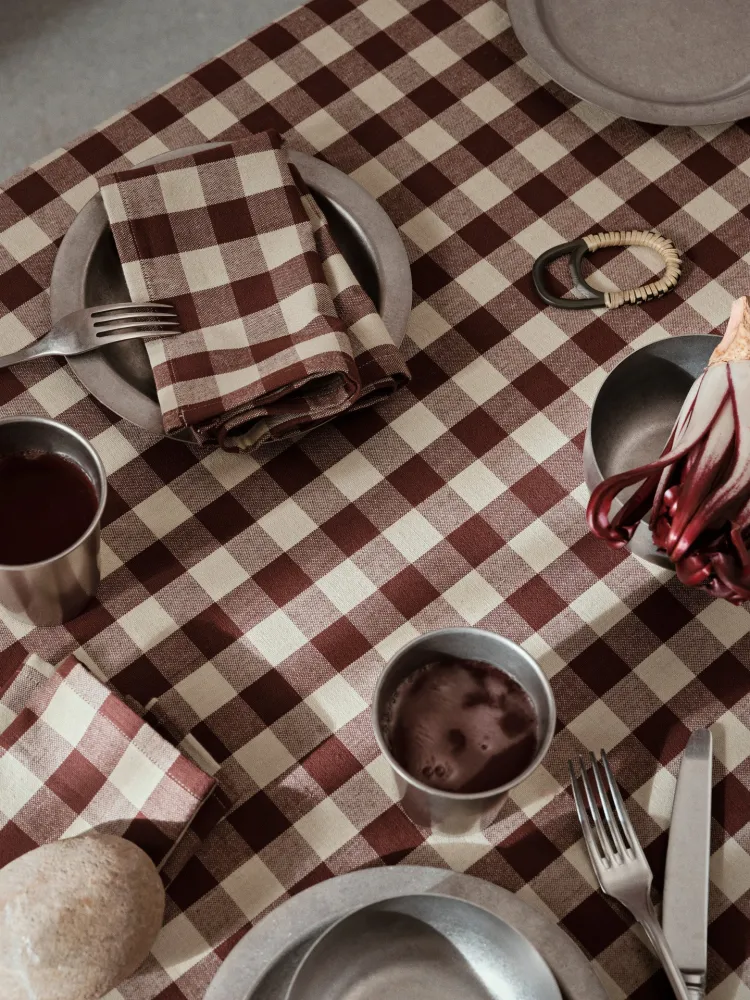 Tumbled Plate - Stainless Steel Ferm Living - SE