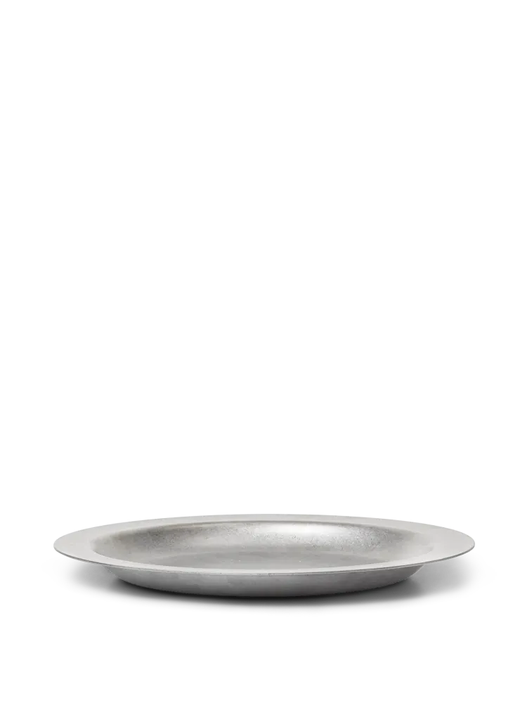 Tumbled Plate - Stainless Steel Ferm Living - SE