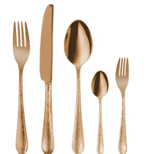 Fish fork SITELLO PVD pale copper 184mm