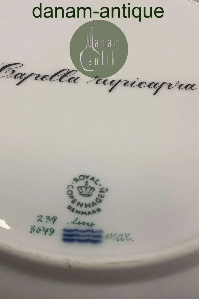 Flora Danica Jagtstel Middagstallerken No 239/3549 Gemse