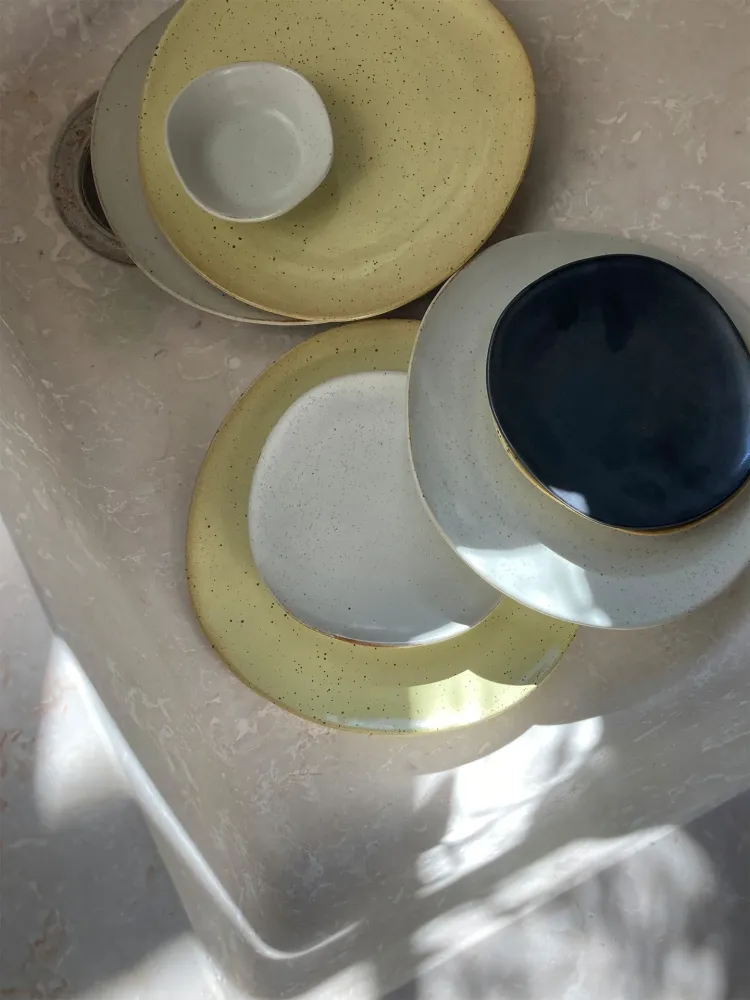 Flow Bowl - Small - Off-White Speckle