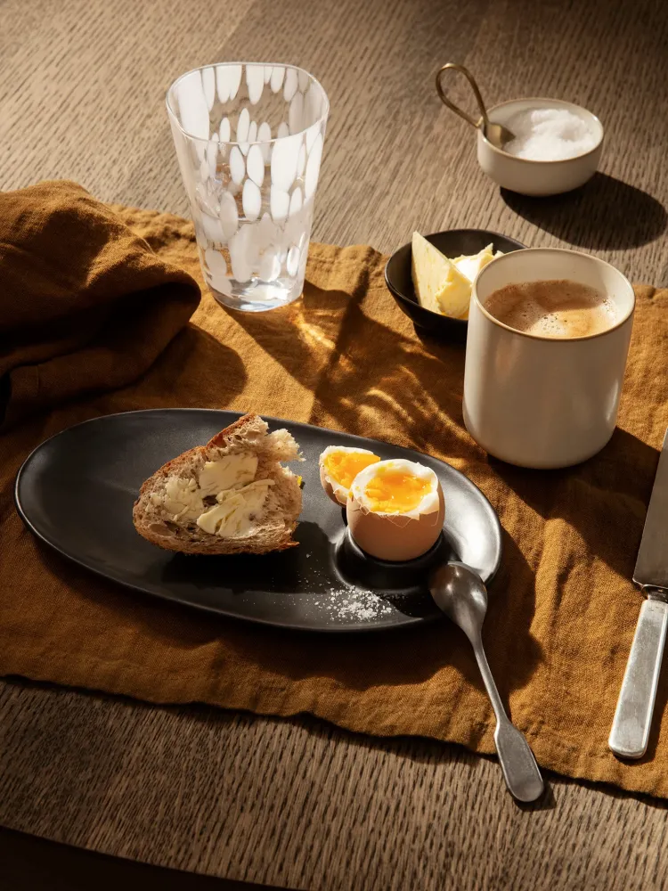 Flow Breakfast Plate - Black
