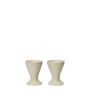Flow Egg Cups - Set 2 - Off-White Speckle