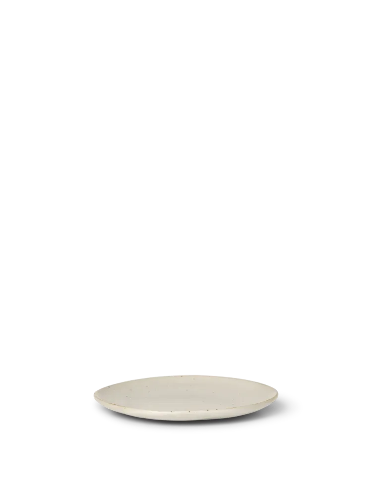 Flow Plate - Small - Off-White Speckle