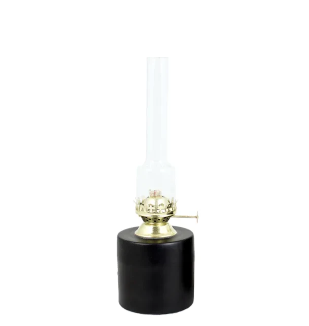 Fotogenlampa Rak Svart Liten