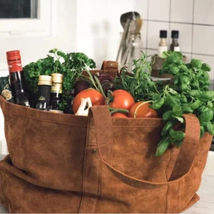Foyers Grocery bag shoppingväska Cognac