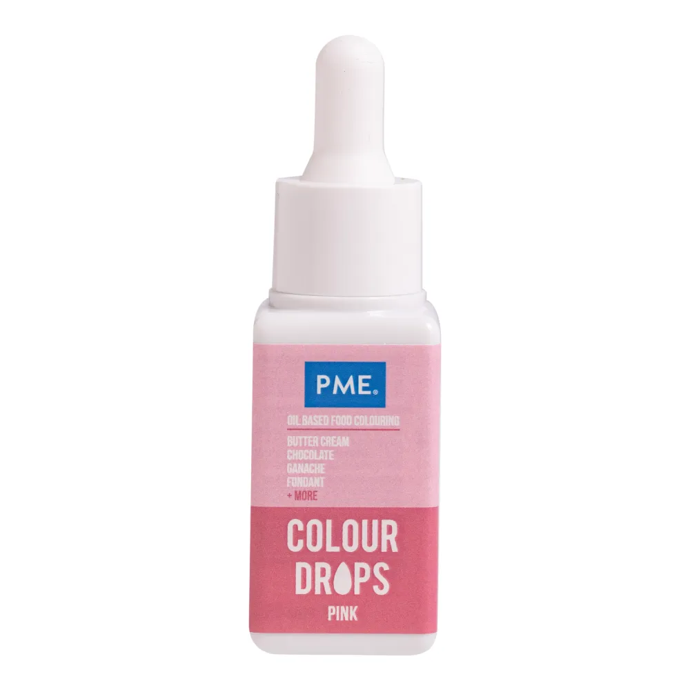 Färgdroppar - Ros 20ml