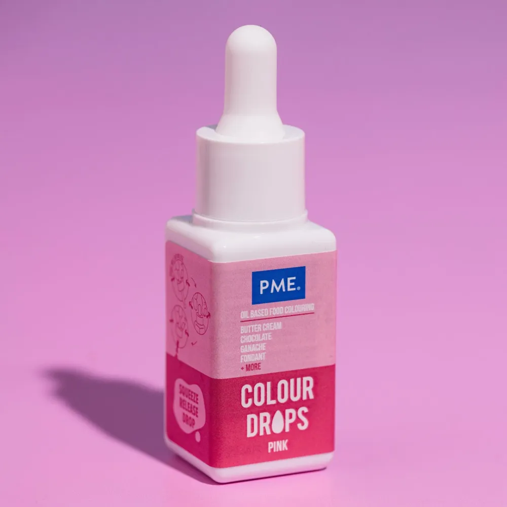 Färgdroppar - Ros 20ml