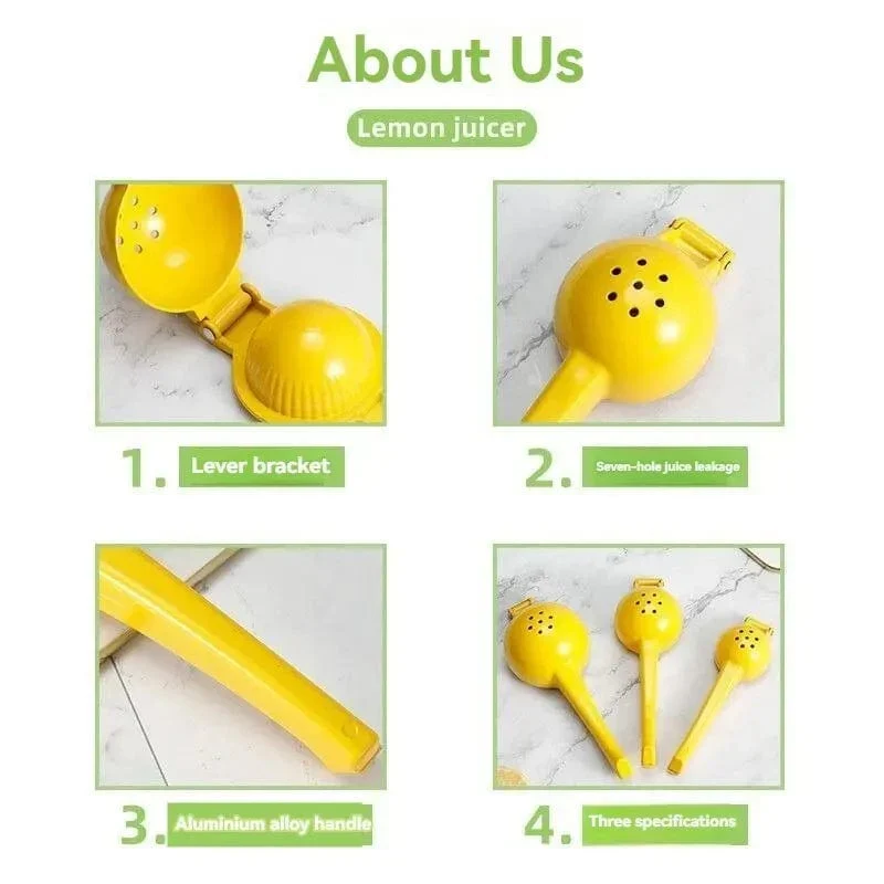 Färgglad manuell citrusskalare - Kompakt juicepressare