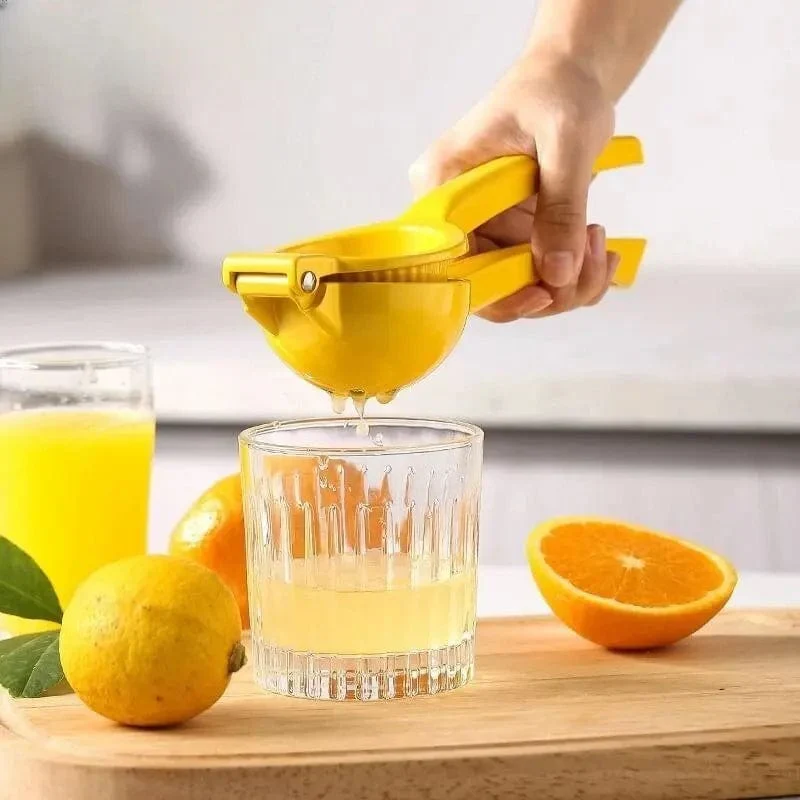 Färgglad manuell citrusskalare - Kompakt juicepressare