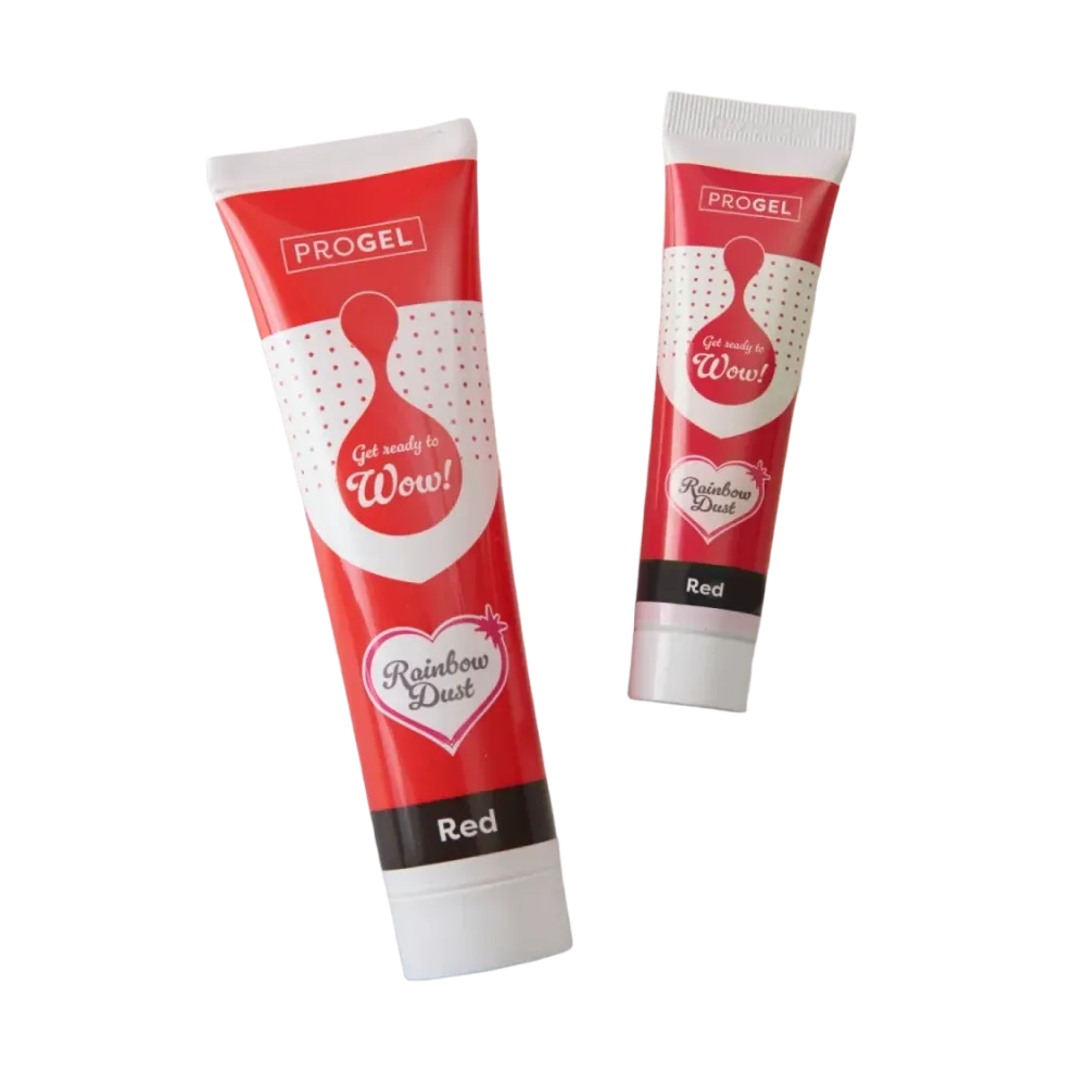 Färgämne i gel 100g - Röd - ProGel XXL