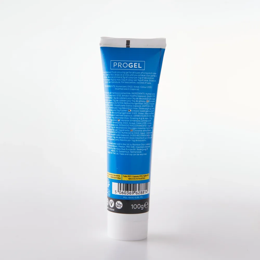 Färgämne i gel 100g - Blå - ProGel XXL