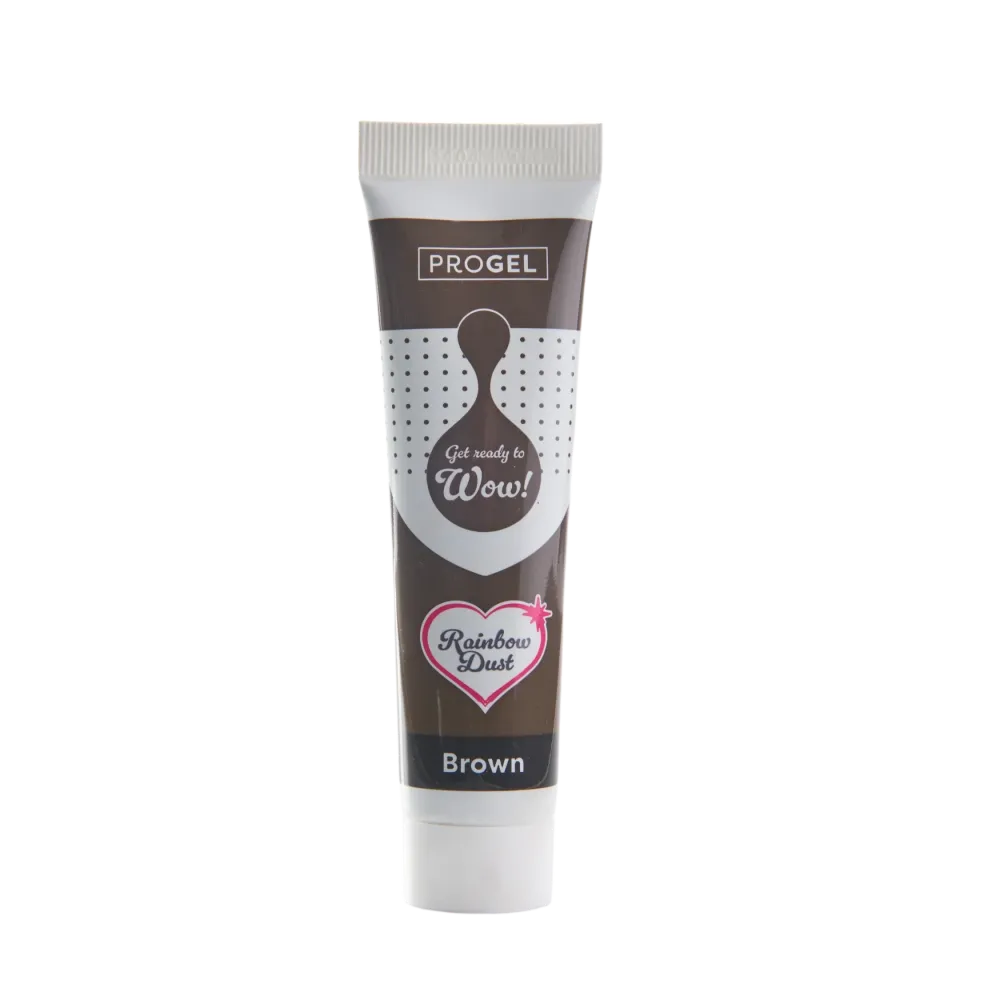 Färgämne i gel 25g - Brun - ProGel