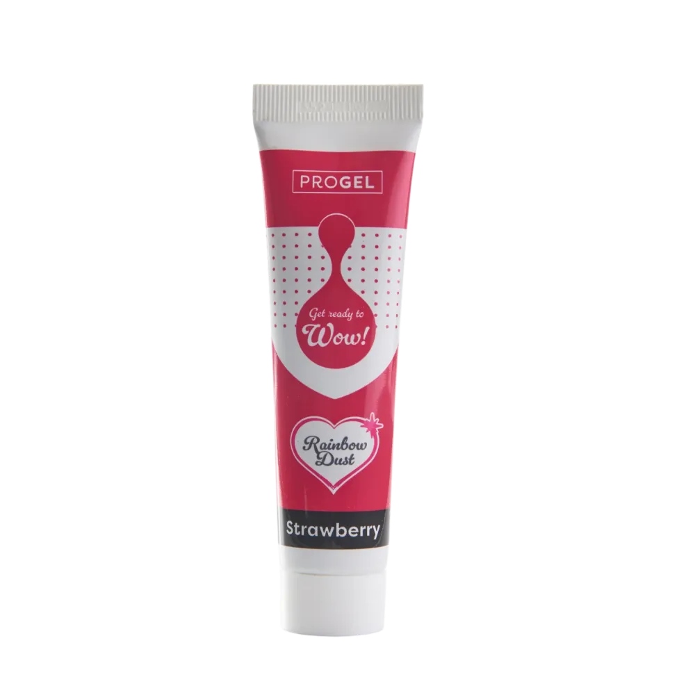 Färgämne i gel 25g - Jordgubbsröd - ProGel