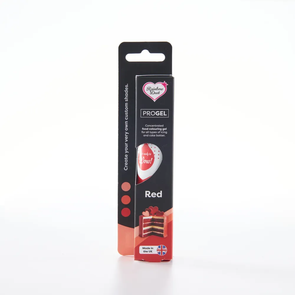 Färgämne i gel 25g - Röd - ProGel