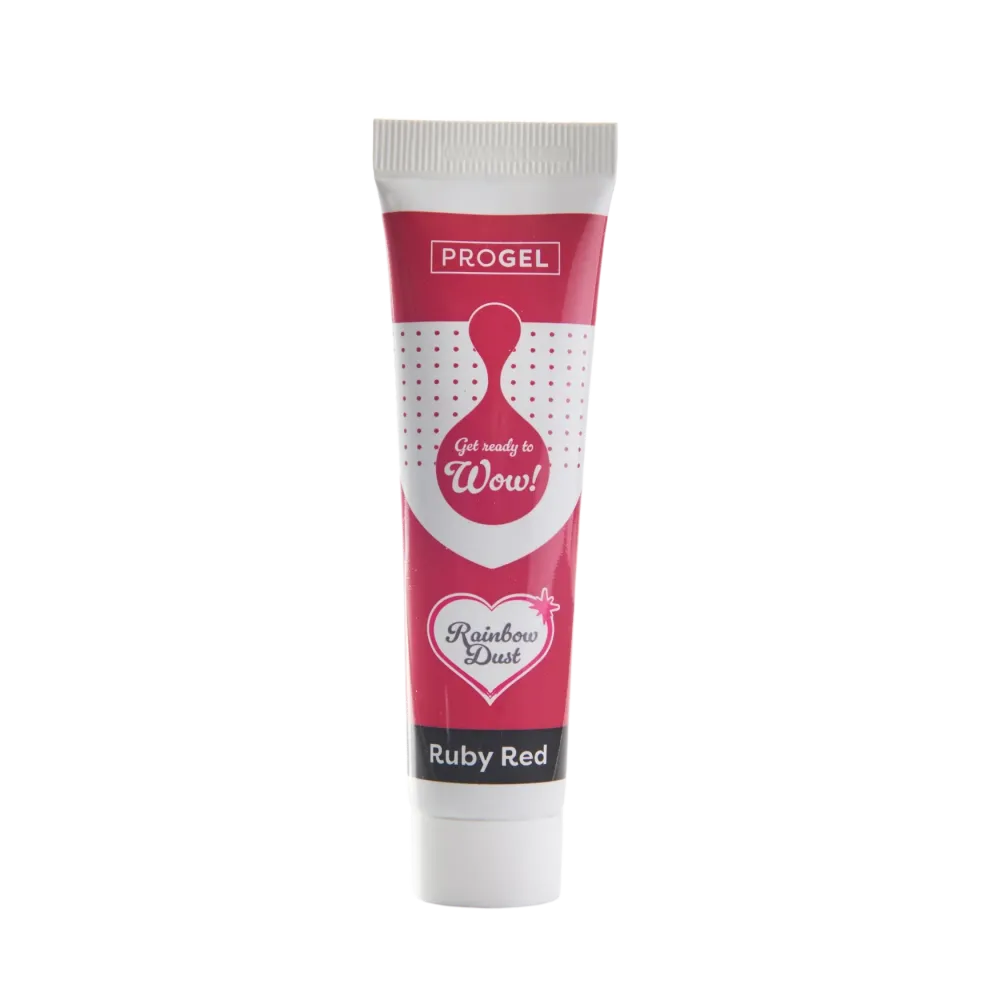 Färgämne i gel 25g - Rubin - ProGel