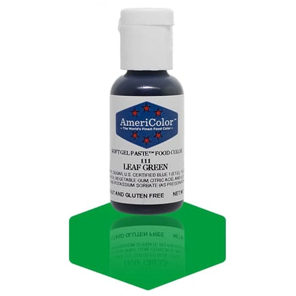 Färgämne Mjuk Gel - Lövgrön - 21g