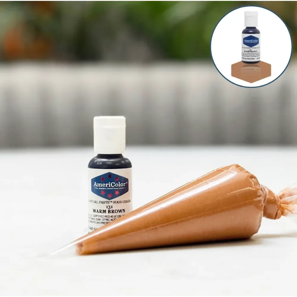 Färgämne Mjuk Gel - Varm Brun - 21g