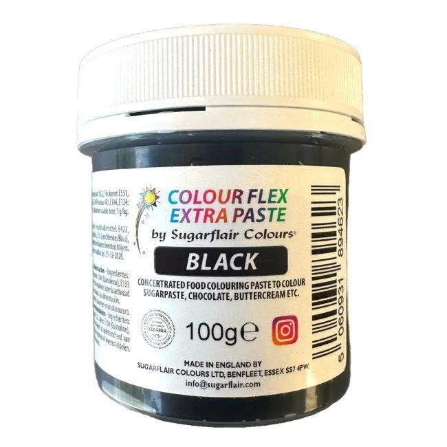 Färgpasta - Svart Extra 100g