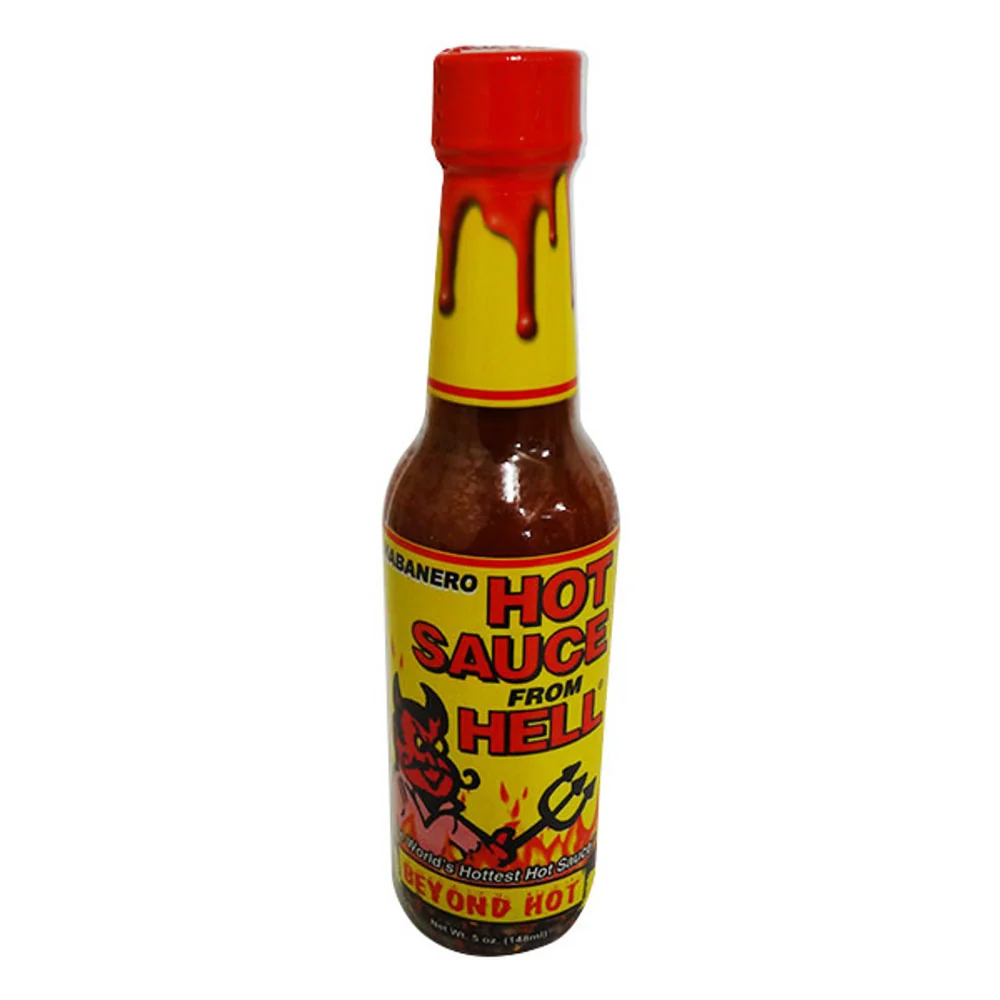 Från helvete Habanero varm såsflaska 148 ml