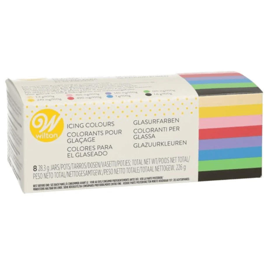 Geléfärg - Set om 8 - Wilton