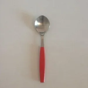 Georg Jensen Stainless Rød Strata Dessertske