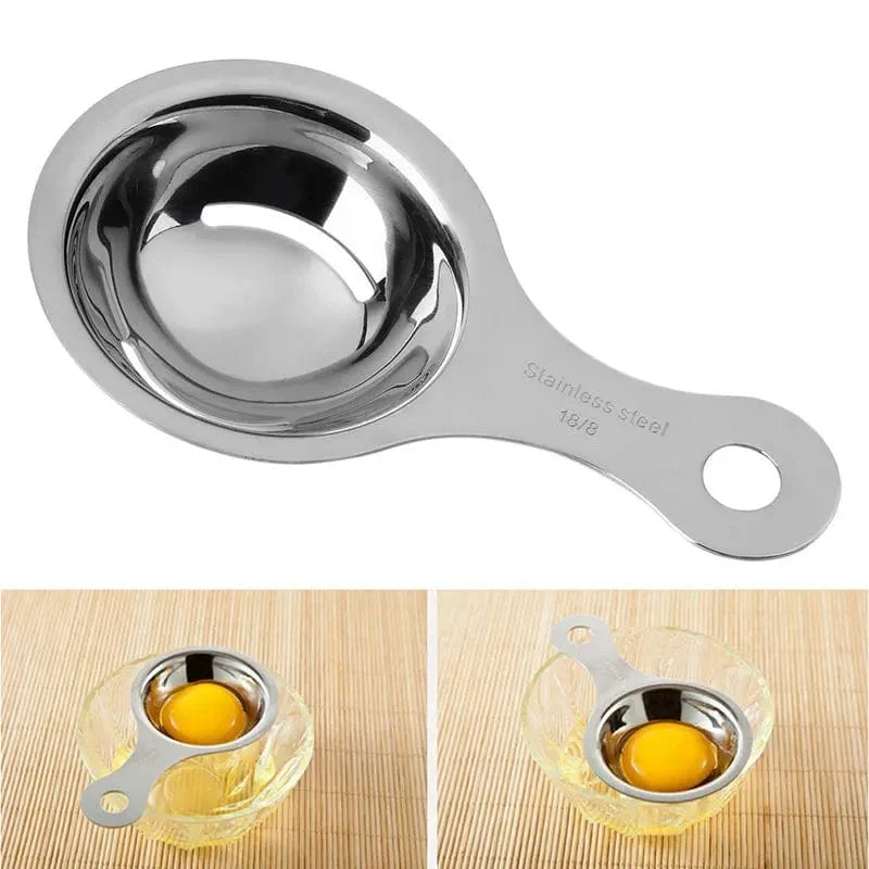 Äggseparator i Rostfritt Stål - Praktiskt Kökstillbehör