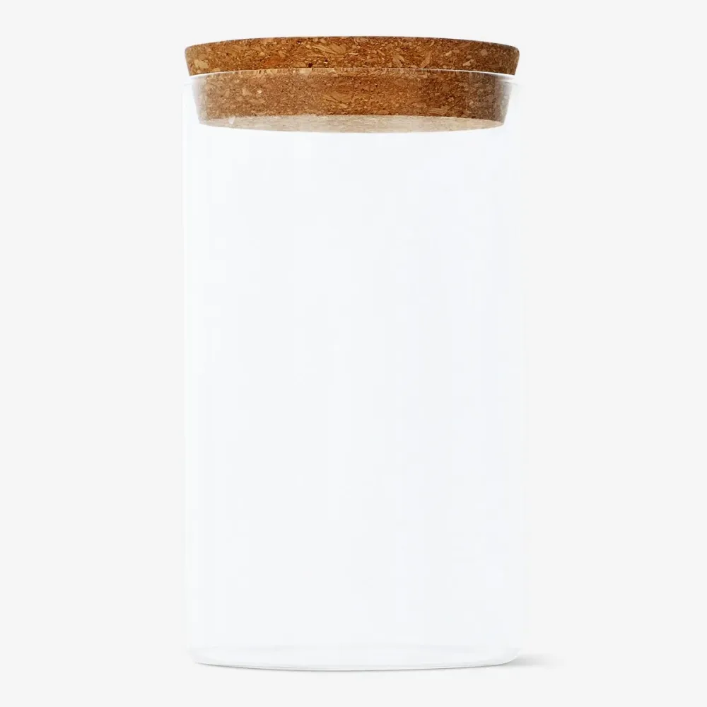 Glasburk med korklock - 750 ml