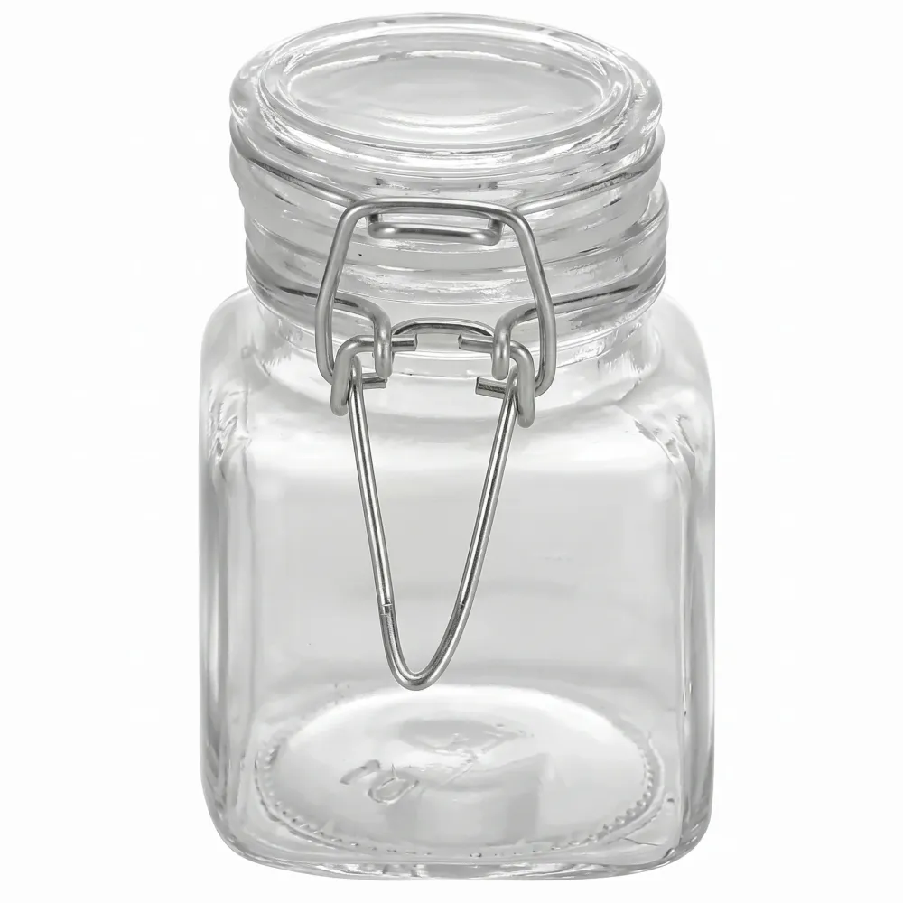 Glasburk Med Snäpplock 100 ml