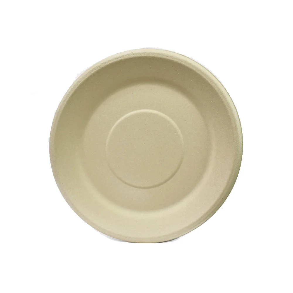 Greenlid Plant Fiber Round Composterable Plate 179 ml