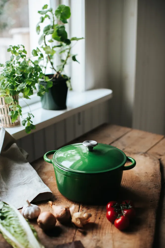 Gretl Gjutjärnsgryta Grön