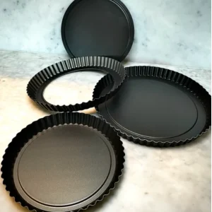 Grilo Pajform räfflad med löstagbar botten 3-pack