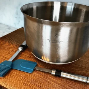 Grilo Slickepott och brödpensel blå