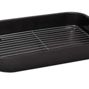 Grilo Ugnsform rostfritt stål 37x29 cm m galler