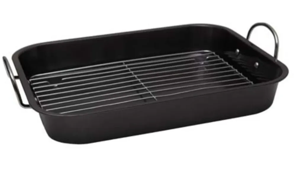 Grilo Ugnsform rostfritt stål 37x29 cm m galler