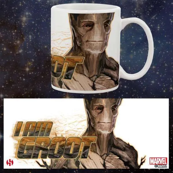 Guardians Galaxy Groot Mug - Kaffe- och Te-Kopp med Unik Design