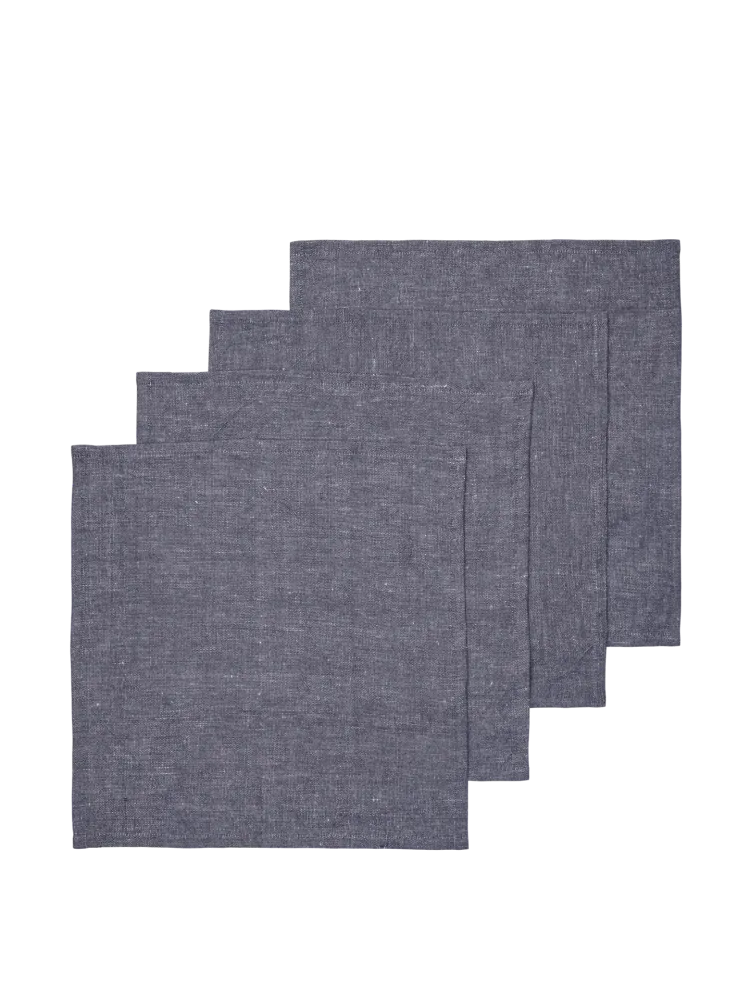 Hale Napkins - Set 4 - Indigo Blue