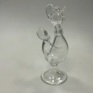 Holmegaard Glas Karaffel formet som Hane
