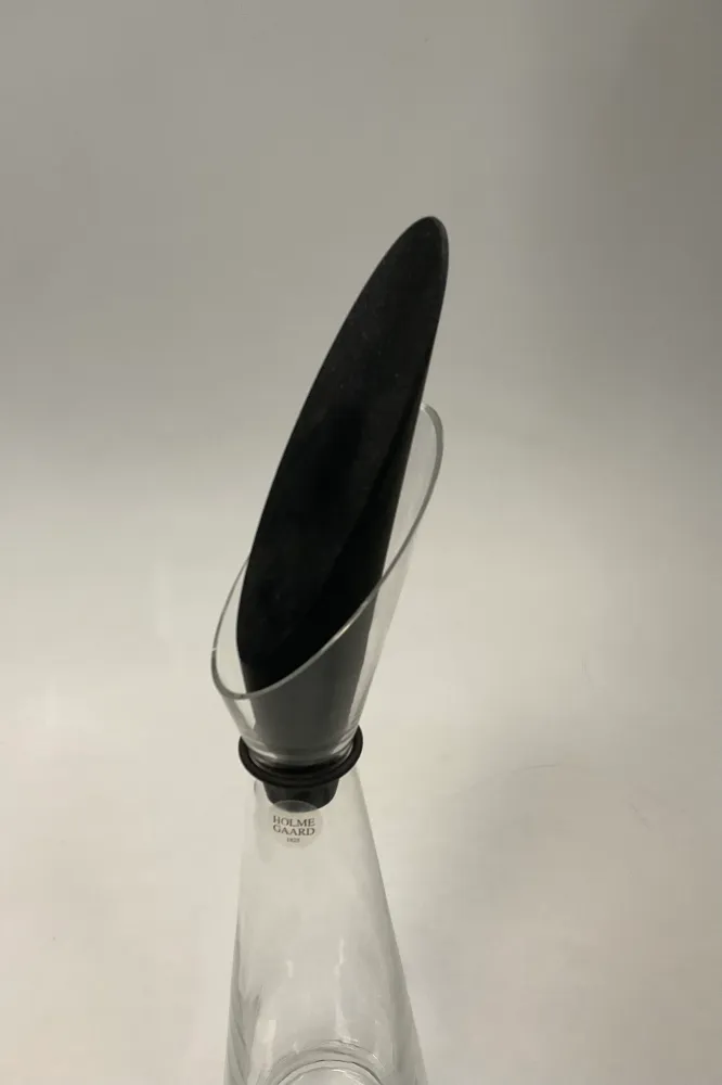 Holmegaard Glas Karaffel med gummiprop